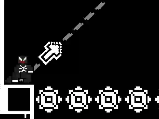 Permainan 8bit Black Ropeman talian