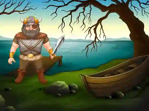 Permainan Viking Warrior Battle: Puzzle talian