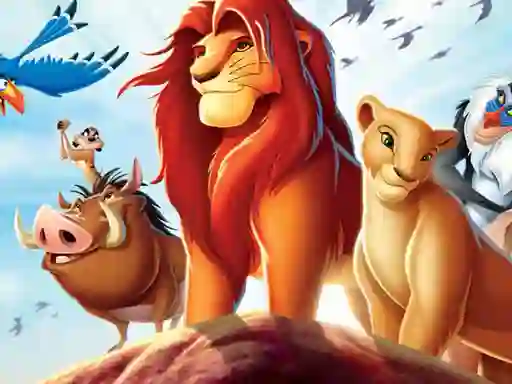 Permainan Lion king Slide talian