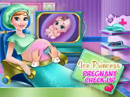 Permainan Ice Princess Pregnant Check Up talian