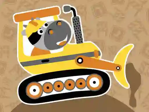 Permainan Construction Trucks Hidden talian