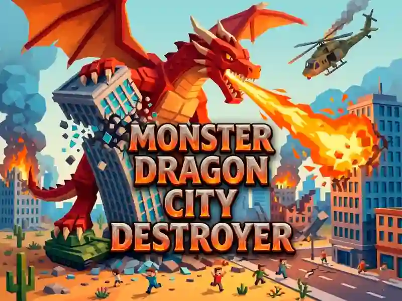 Permainan Monster Dragon City Destroyer talian