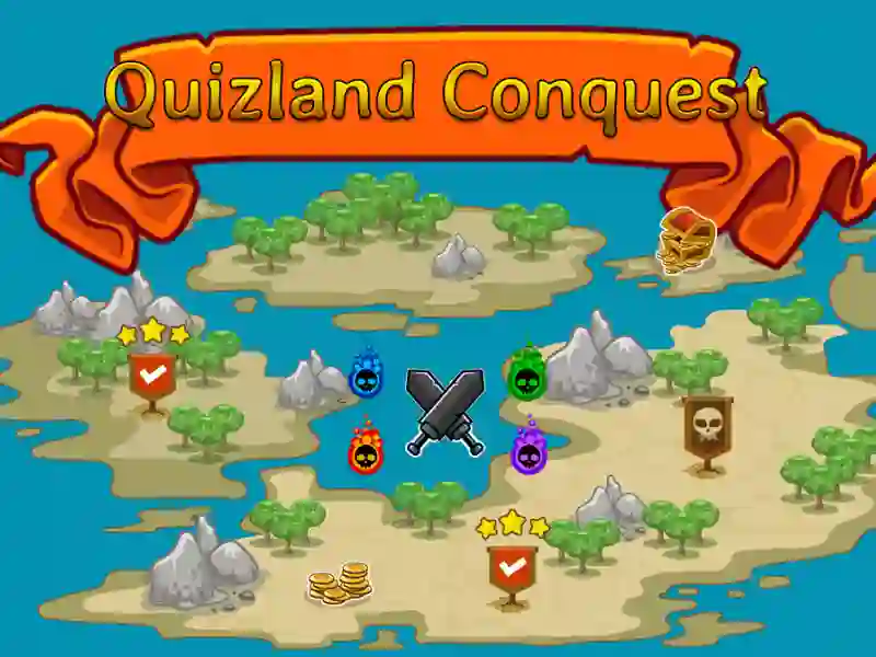 Permainan Quizland Conquest talian
