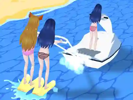 Permainan Girl Surfer 3D talian