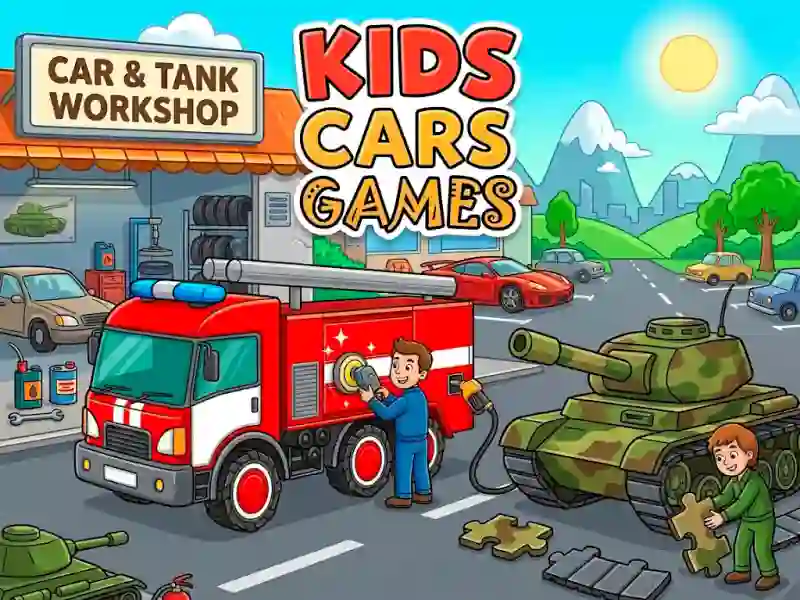Permainan Kids Cars Games talian