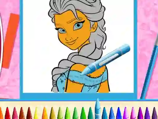 Permainan The Princess Sisters Coloring talian