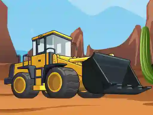 Permainan Bulldozer Jigsaw talian
