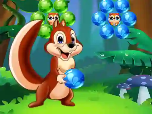 Permainan Bubbles Shooter Squirrel talian