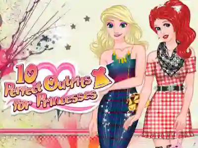 Permainan 10 Perfect Outfits for Princesses talian
