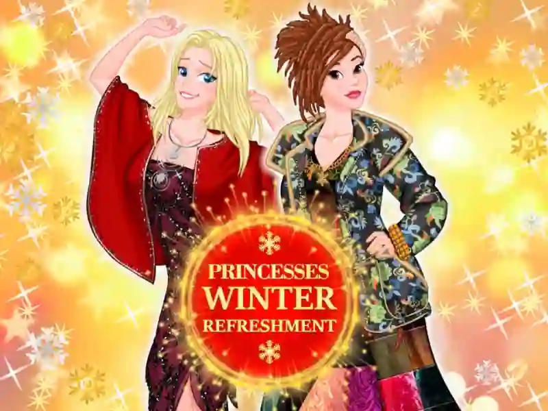 Permainan Princesses winter refreshment talian