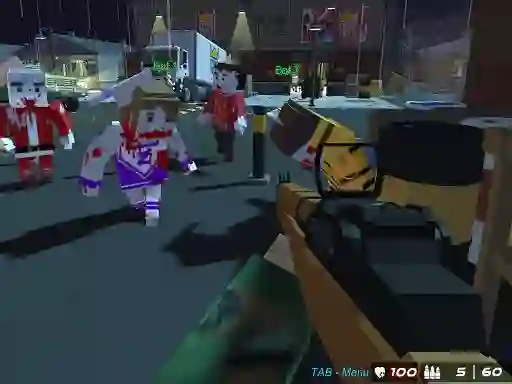 Permainan GunGame 24 Pixel talian