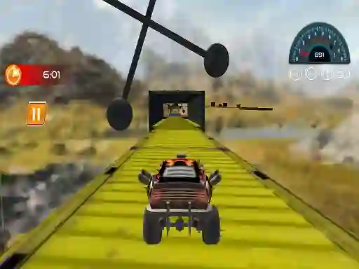 Permainan Mega Levels Car Stunt Impossible Track talian