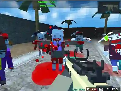 Permainan Pixel Combat The Sandstorm talian