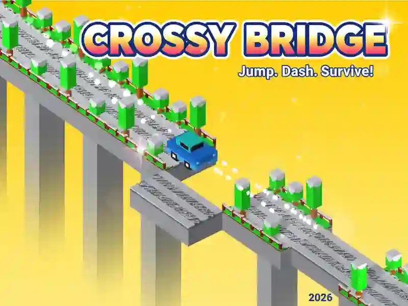 Permainan Crossy Bridge talian