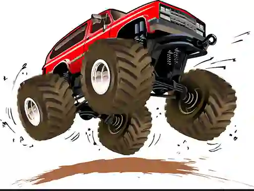 Permainan Monster Trucks Memory talian