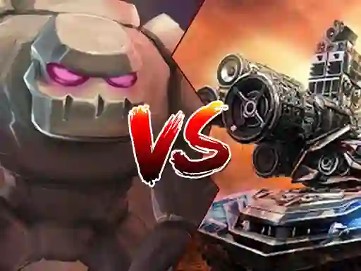 Permainan Tank vs Golems talian