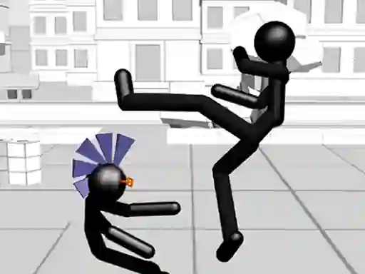 Permainan Stickman Fighting 3d talian