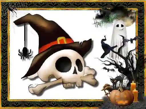 Permainan Halloween Puzzle Challenge talian
