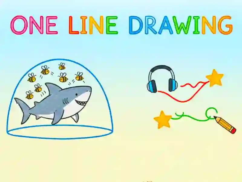Permainan One Line Drawing talian