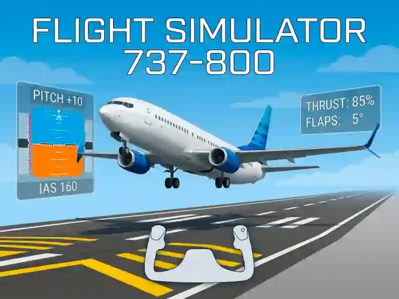 Permainan Flight Simulator 737-800 talian