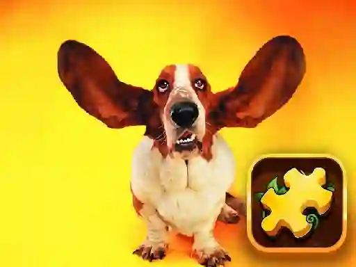 Permainan Funny Dogs Puzzle talian