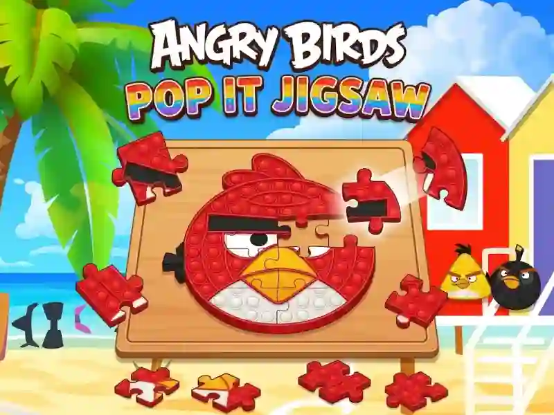 Permainan Angry Birds Pop It Jigsaw talian