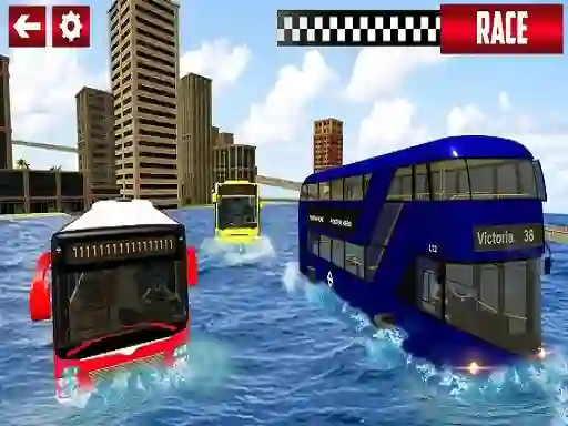 Permainan River Coach Bus Driving Simulator talian
