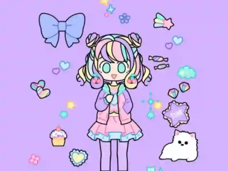 Permainan Pastel Girl Dress Up talian
