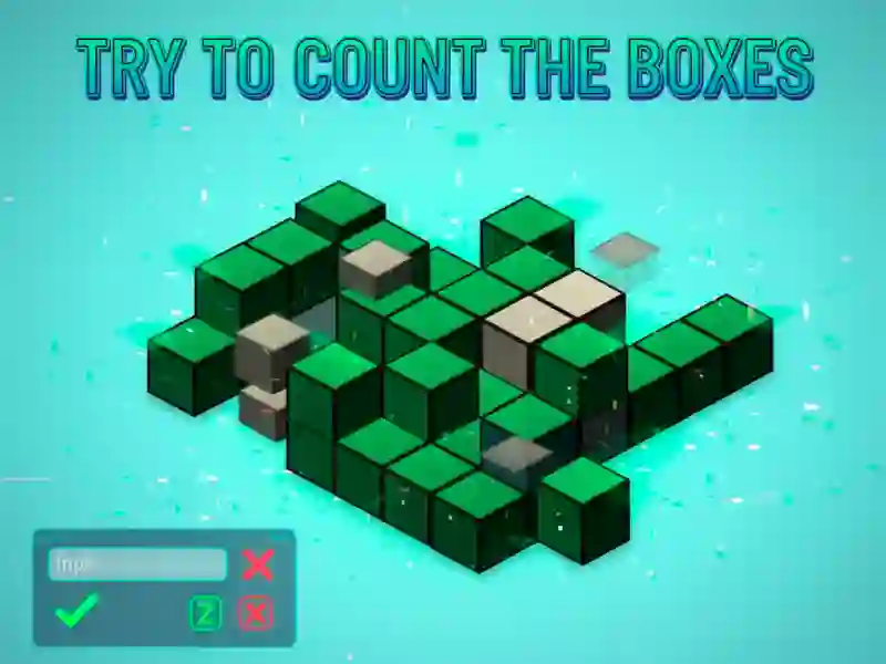 Permainan Try To Count The Boxes talian