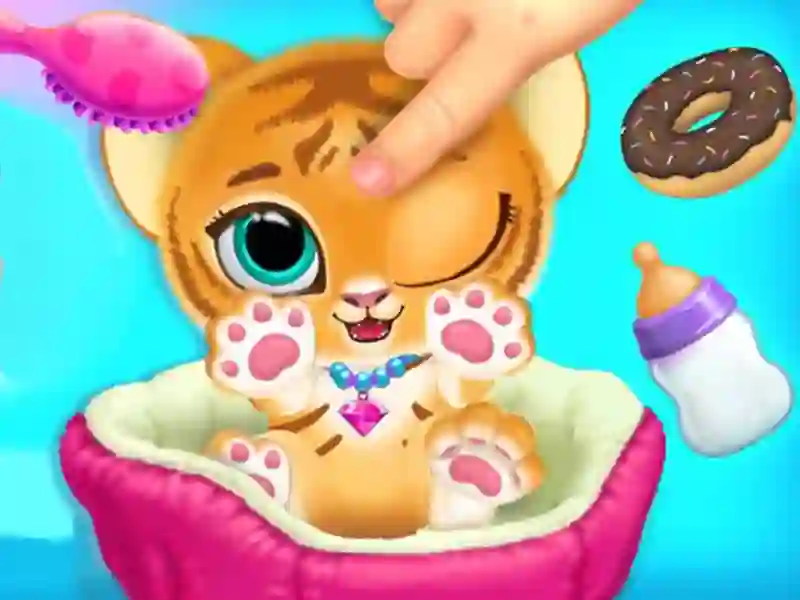 Permainan Baby Tiger Care talian