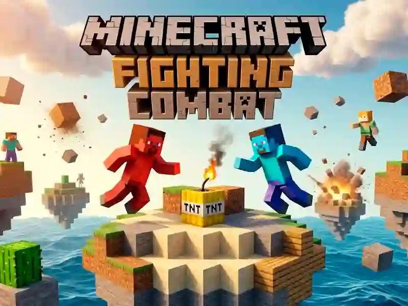 Permainan Minecrafts Fighting Combat talian