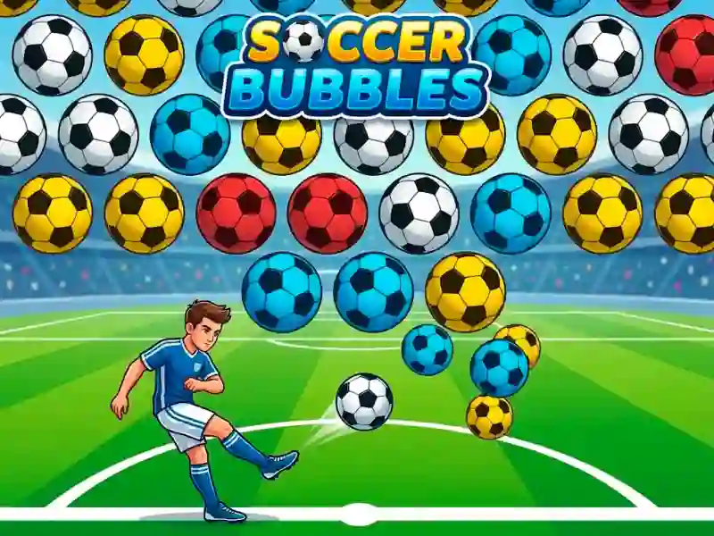 Permainan Soccer Bubbles talian