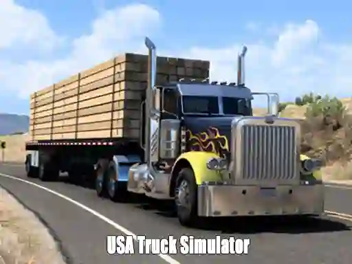 Permainan USA Truck Simulator 2024 talian