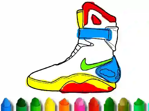 Permainan Back To School: Shoe Coloring talian