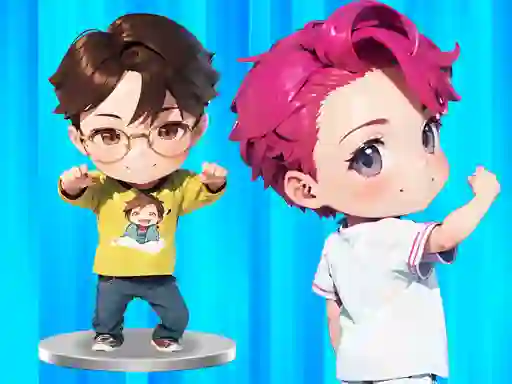 Permainan BTS Chibi Claw Machine talian