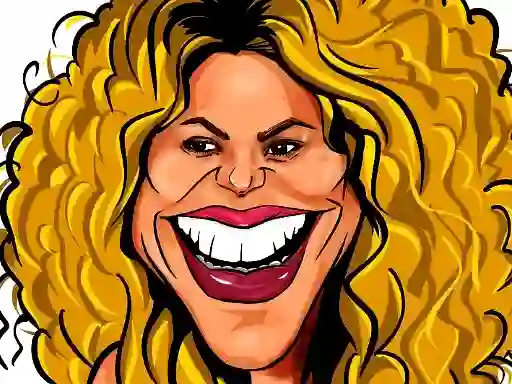 Permainan Shakira Funny Face talian