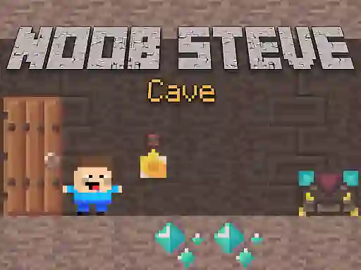 Permainan Noob Steve Cave talian