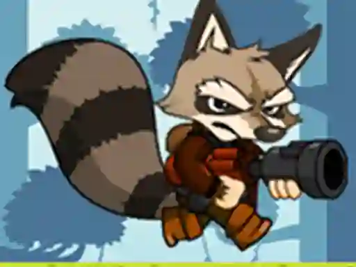 Permainan Raccoon adventure game talian