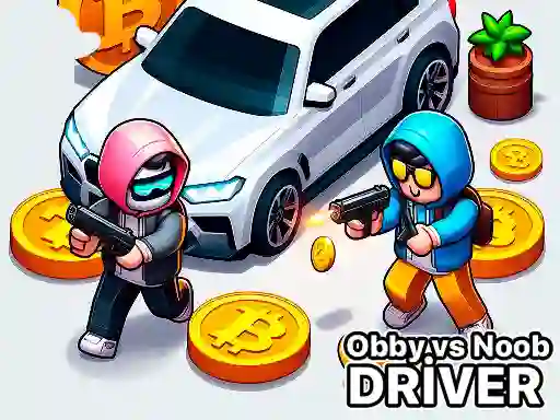Permainan Obby vs Noob Driver talian