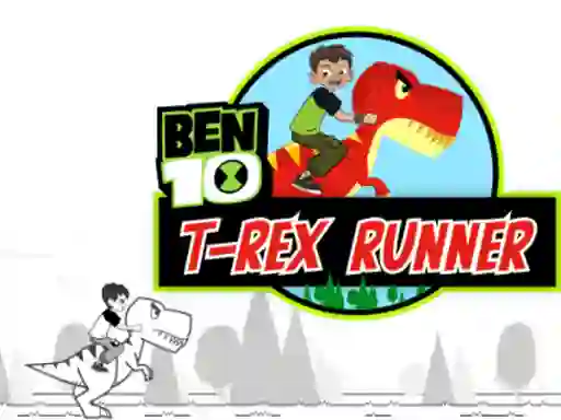 Permainan Ben 10 T-Rex Runner talian