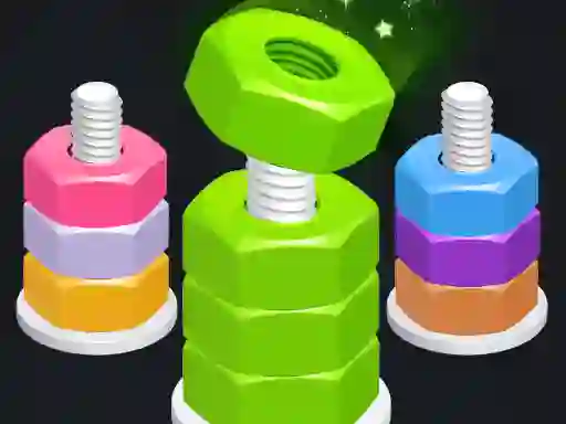 Permainan Nuts Puzzle: Color Sort talian