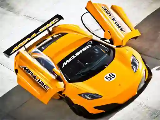 Permainan McLaren GT3 Puzzle talian