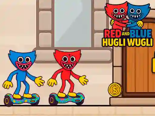 Permainan Red and Blue Hugli Wugli talian
