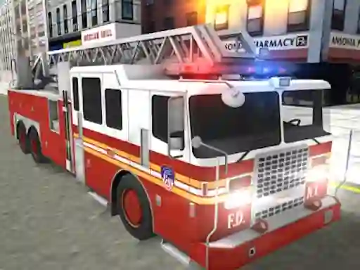 Permainan Real Truck Fire Drive Sim talian