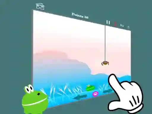 Permainan Hunt feed the frog 2 talian