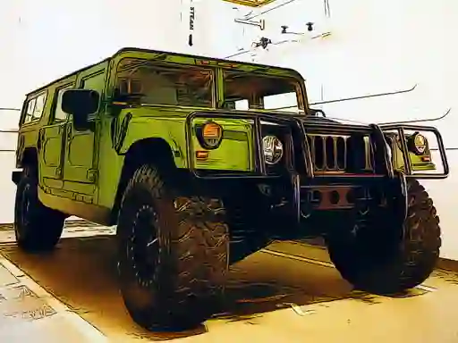 Permainan U.S.Army SUV Vehicles talian