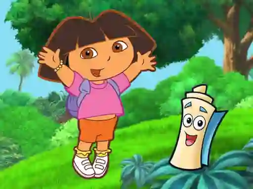 Permainan Dora Hidden Maps talian