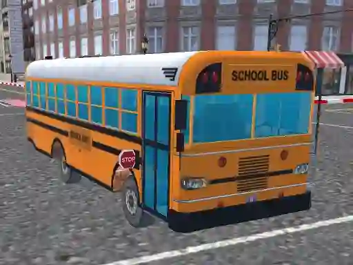 Permainan Bus School Park Driver talian
