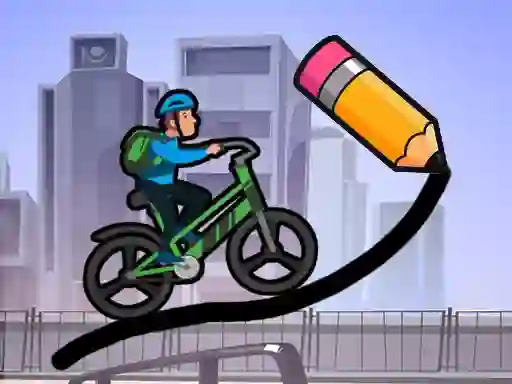 Permainan Draw The Bike Bridge talian