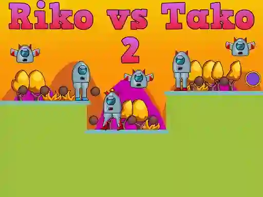 Permainan Riko vs Tako 2 talian
